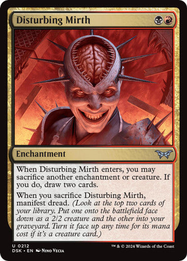 Magic Single- Disturbing Mirth, Foil (DSK)
