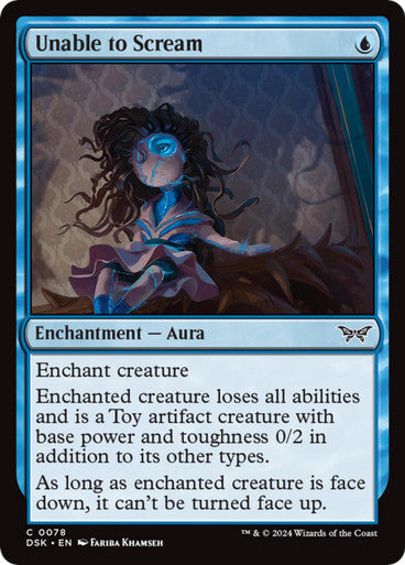 Magic Single - Unable to Scream, Foil (DSK)