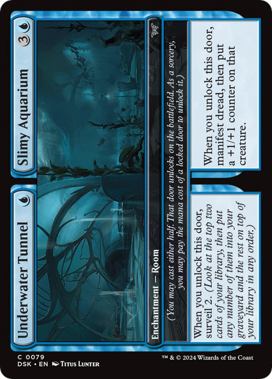 (Foil) Magic Single - Underwater Tunnel/Slimy Aquarium (DSK)