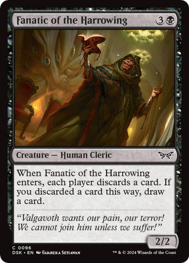Magic Single - Fanatic of the Harrowing, Foil (DSK)