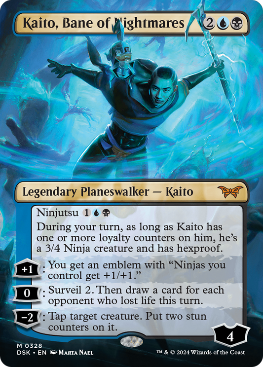 Magic Single - Kaito, Bane of Nightmares (Borderless) (DSK)