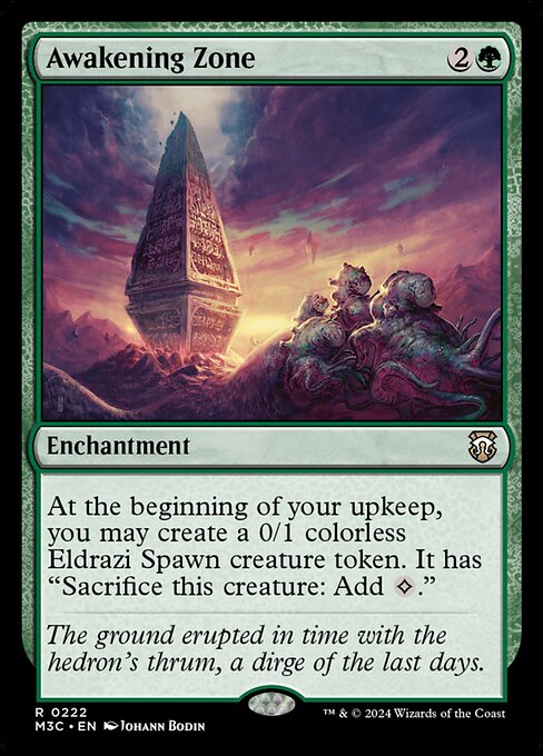 Preview image for the Awakening Zone single card for the collectable card game Magic: The Gathering.