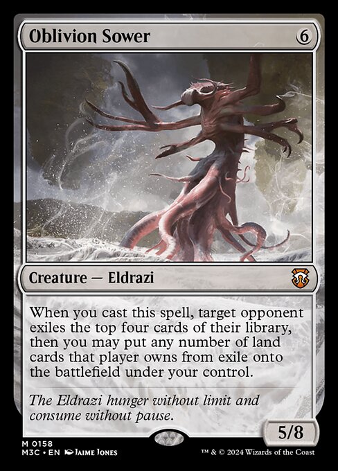Preview image for the Oblivion Sower single card for the collectable card game Magic: The Gathering.