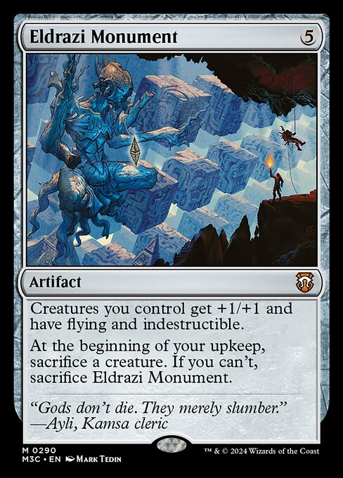Preview image for the Eldrazi Monument single card for the collectable card game Magic: The Gathering.