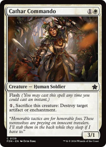 Magic Single-cathar commando  (FDN)