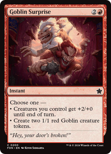 Magic single- goblin surprise (FDN)