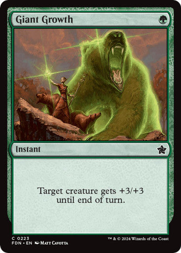 Magic Single - Giant Growth (FDN)
