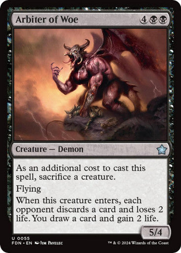 Magic single - Arbiter of Woe (FDN)
