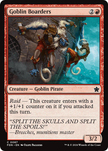 Magic Single - Goblin Boarders (FDN)