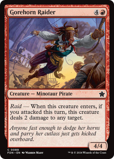 Magic Single - Gorehorn Raider (FDN)