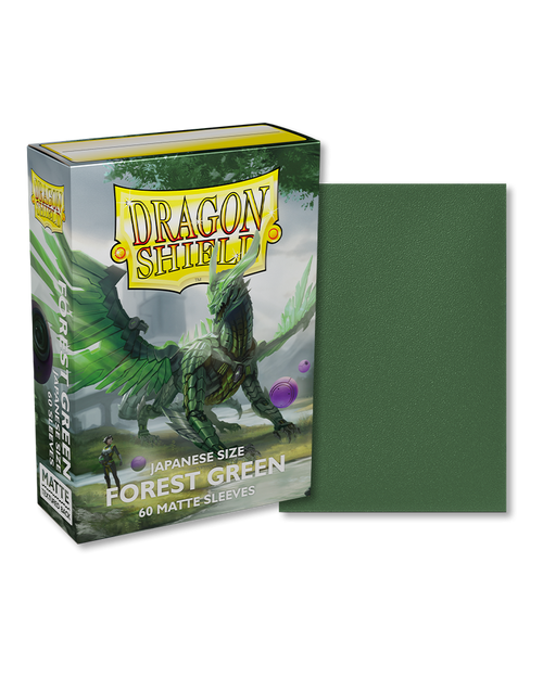 Dragon Shield Small Sleeves - Matte Forest Green (60)