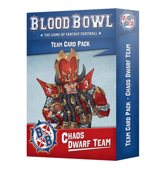 Bloodbowl: Chaos dwarf team card pack