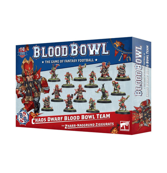 Bloodbowl: Chaos dwarf bloodbowl team