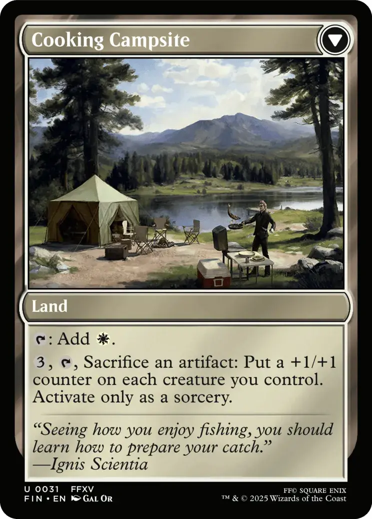 Sidequest: Catch a Fish // Cooking Campsite