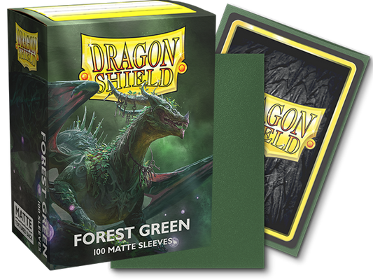 Dragon Shield Sleeves Matte Forest Green (100)