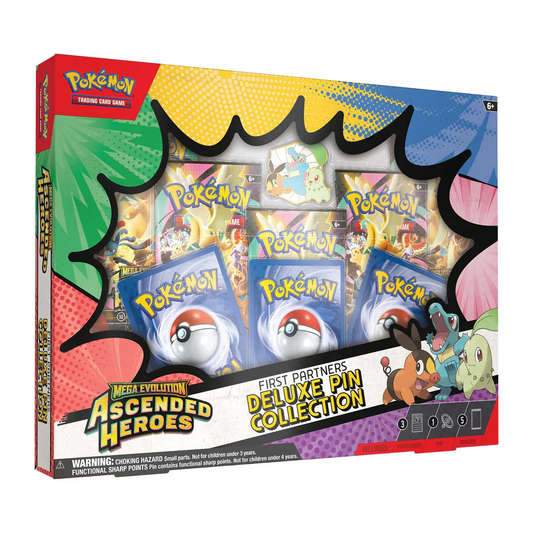 Pokémon TCG: Mega Evolution—Ascended Heroes First Partners Deluxe Pin Collection