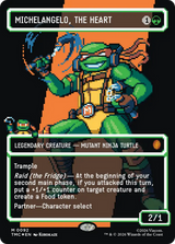 Michelangelo, the Heart (Borderless Pixel Surge Foil)