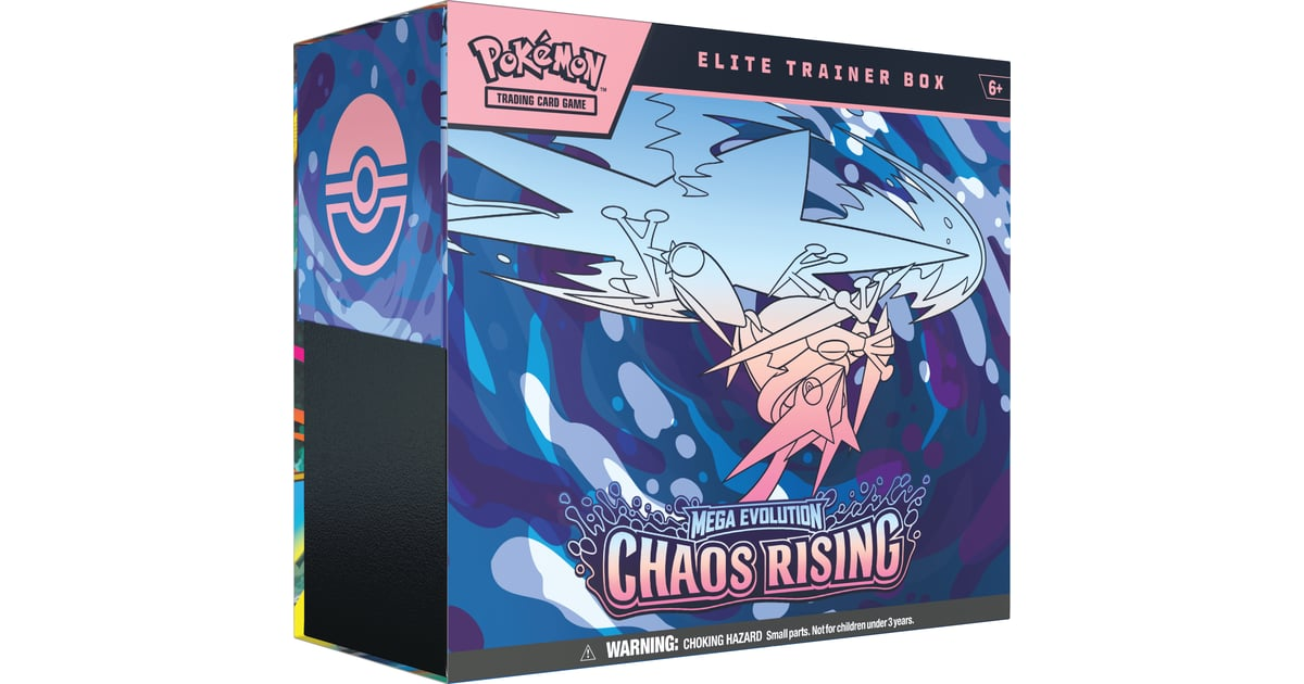 Pokemon Mega Evolution Chaos Rising Elite Trainer Box