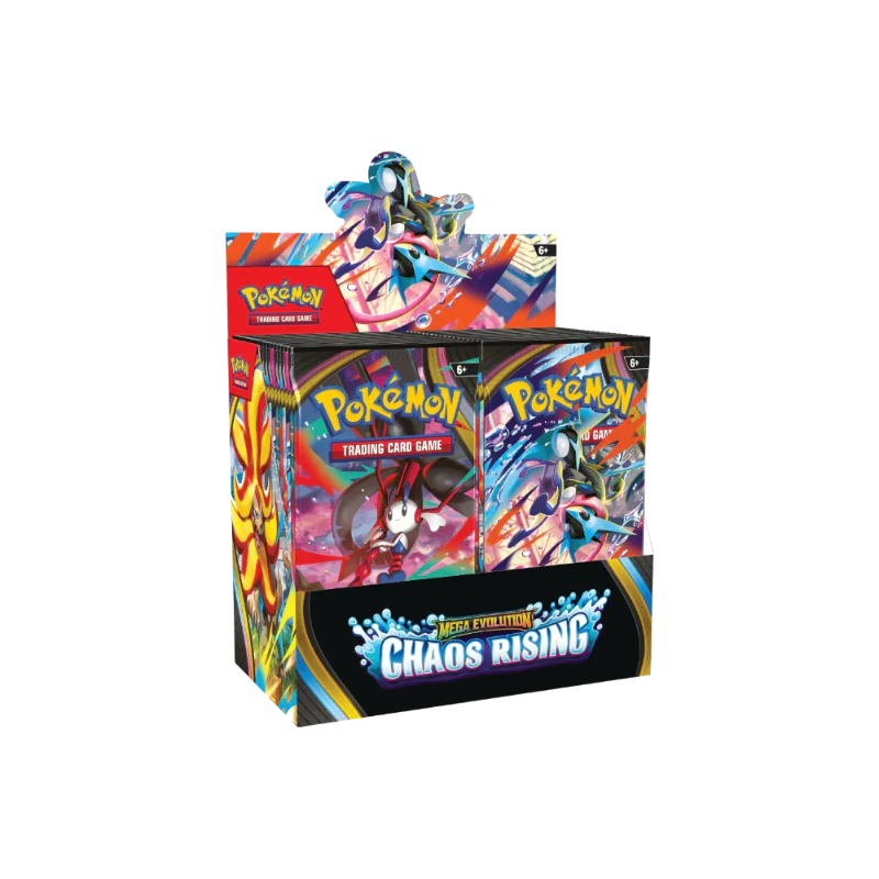 Pokémon TCG: Mega Evolution Chaos Rising - Boosters Display