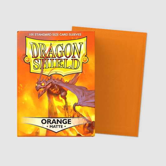 Dragon Shield Sleeves Matte Orange (100)