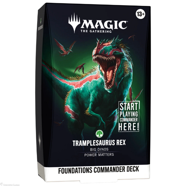 MTG - Magic The Gathering - Reality Fracture Foundations Starter Commander Deck - Tramplesaurus Rex