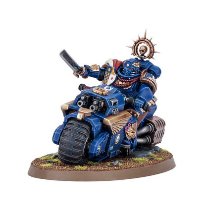 Space Marine Captain On Bike