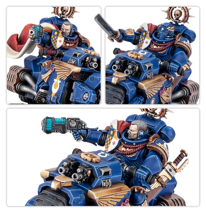 Space Marine Captain On Bike