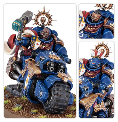 Space Marine Captain On Bike