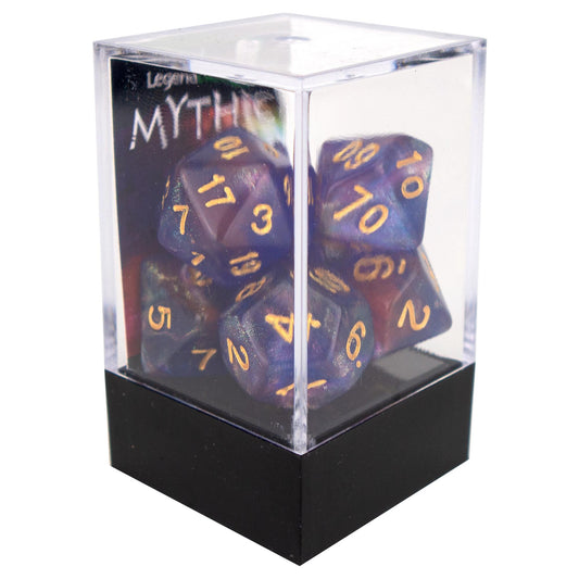 Mythic poly dice - Blue Enchantress