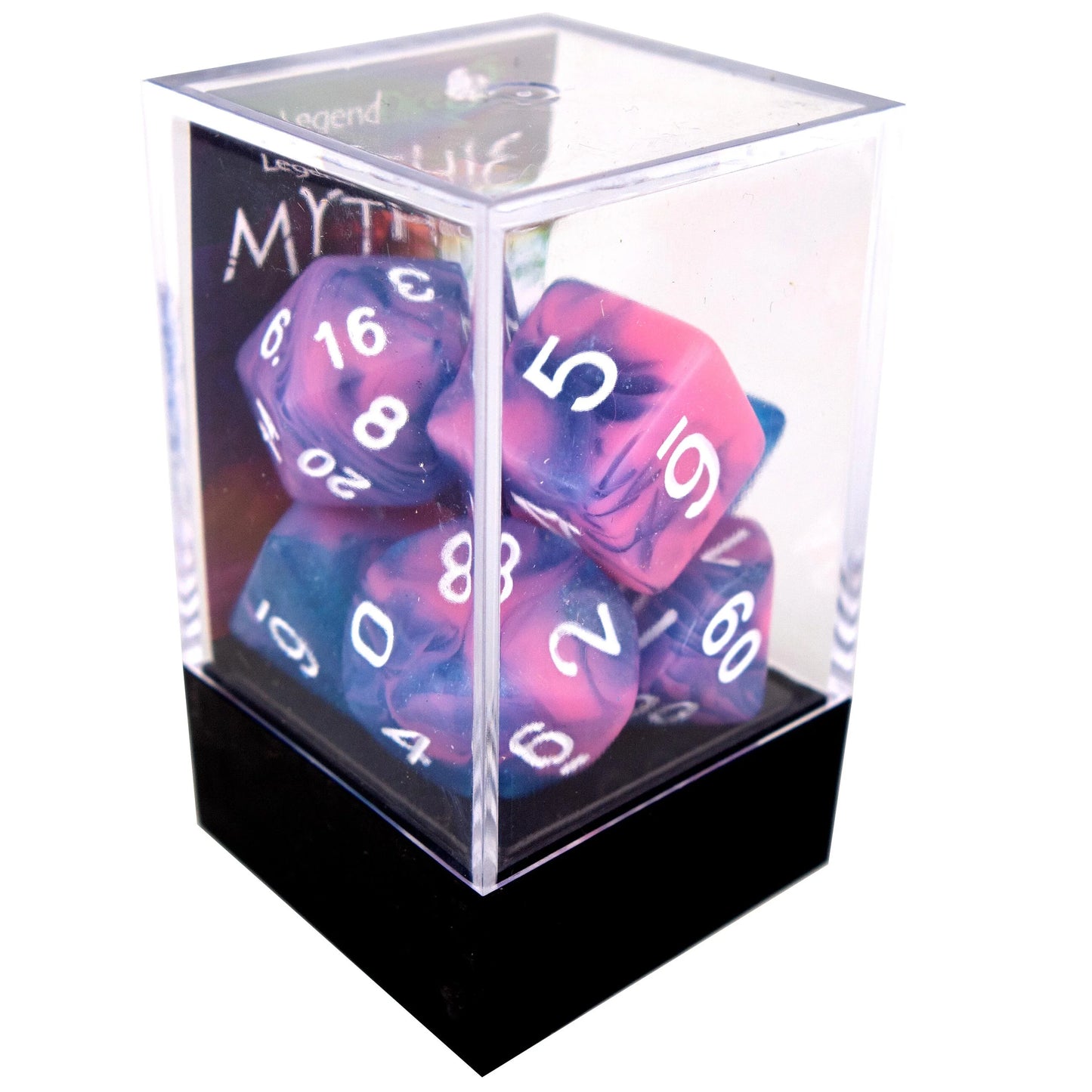 Mythic poly dice - Miami Vice