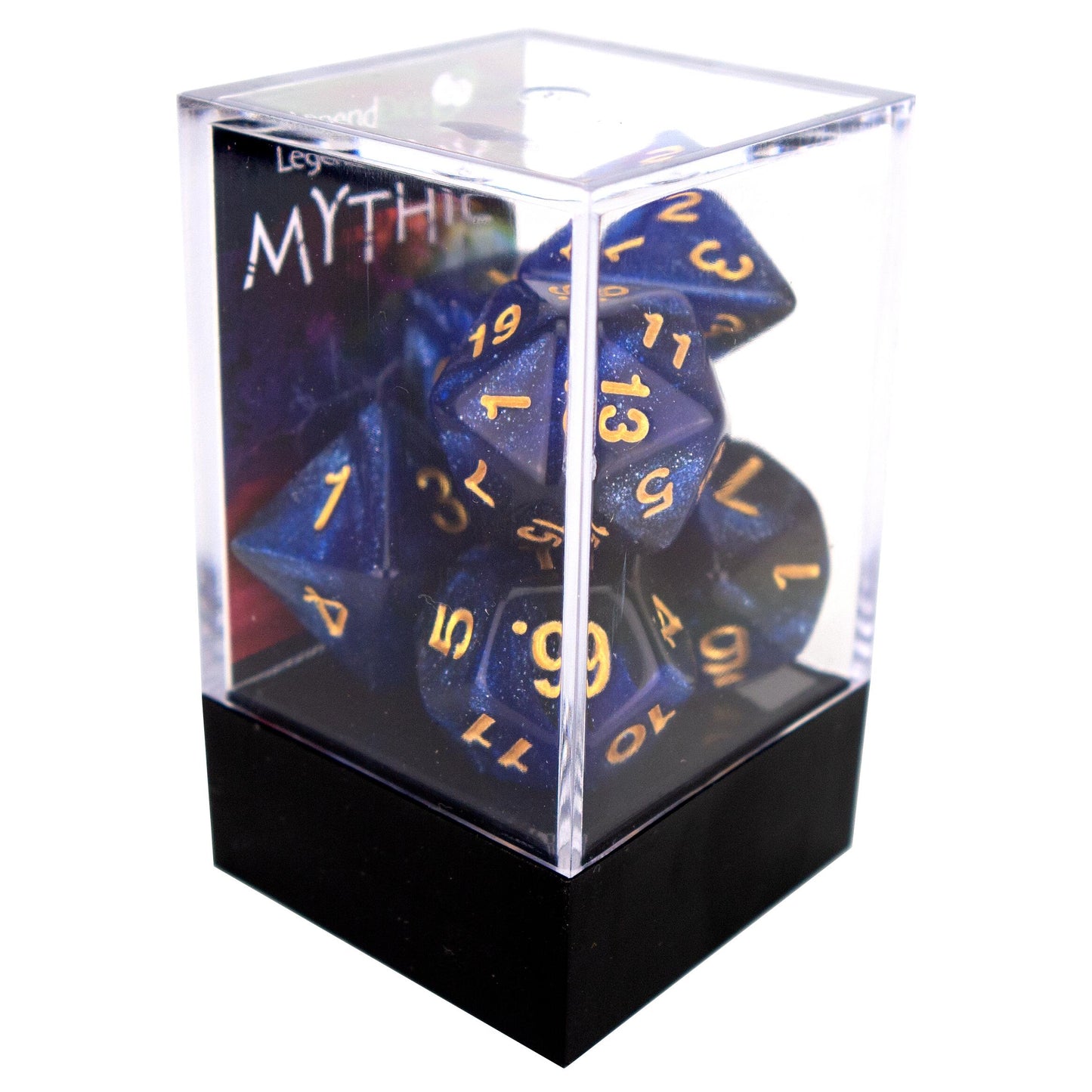 Mythic poly dice - Galaxy Blue