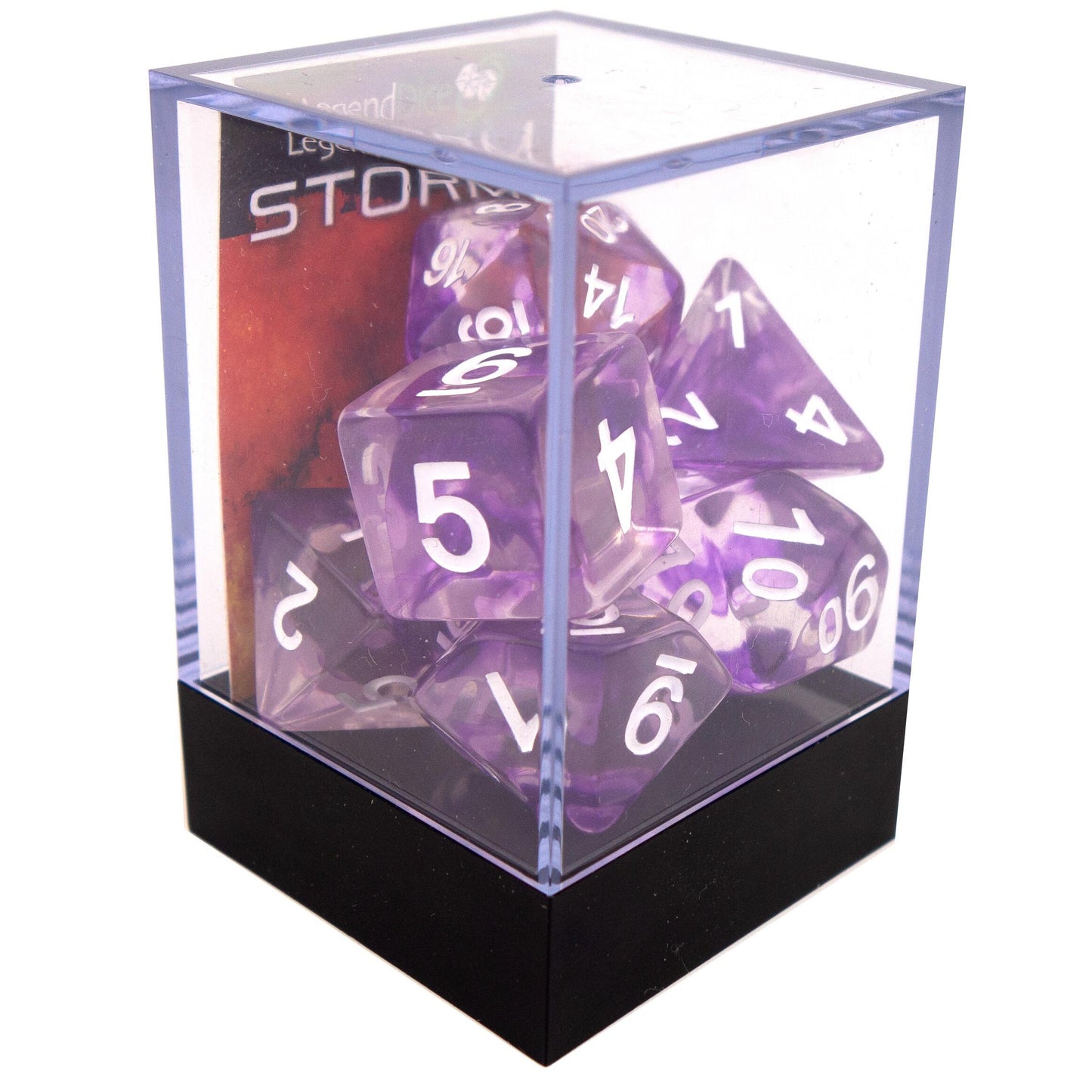 Storm poly dice - Purple