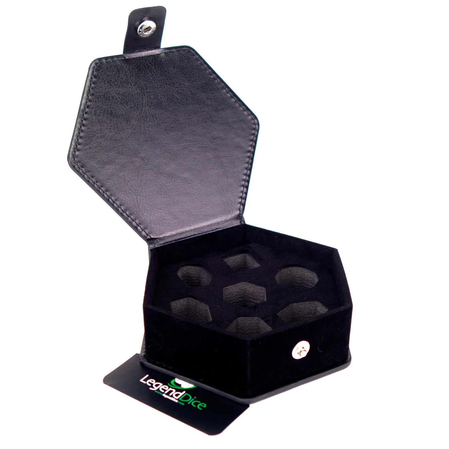 Dice Case - Hex - Black