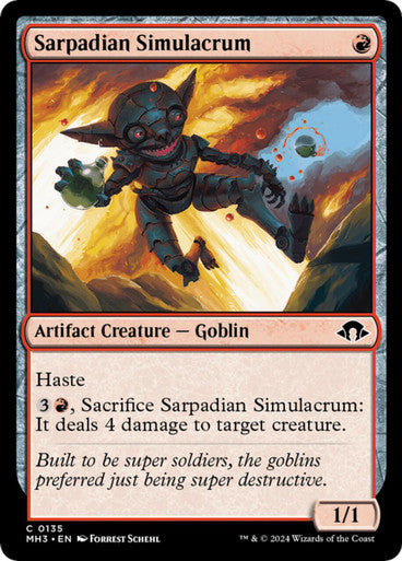Magic single - Sarpadian Simulacrum (MH3)