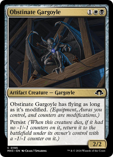 Magic single - Obstinate Gargoyle (MH3)