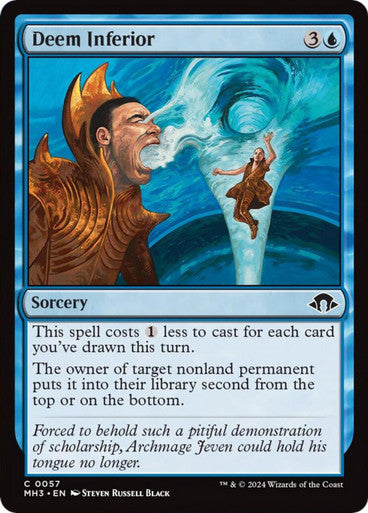 Magic Single - Deem Inferior, Foil (MH3)