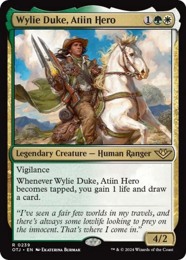 Magic Single - Wylie Duke, Atiin Hero (OTJ)