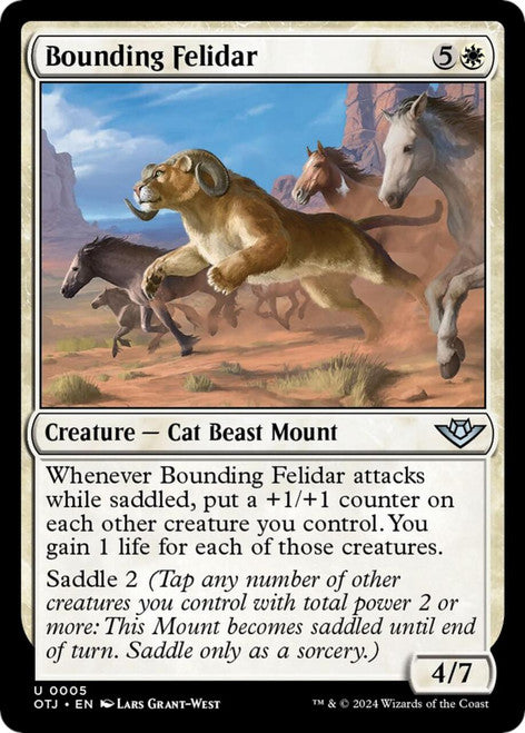 Magic Single - Bounding Felidar (OTJ)
