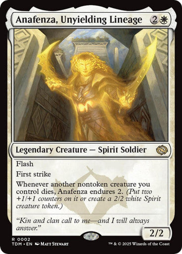 Magic Single- Anafenza, Unyielding Lineage (TDM)