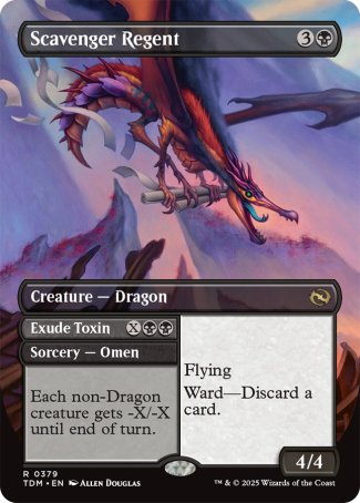 Magic Single - Scavenger Regent (Borderless) (TDM)