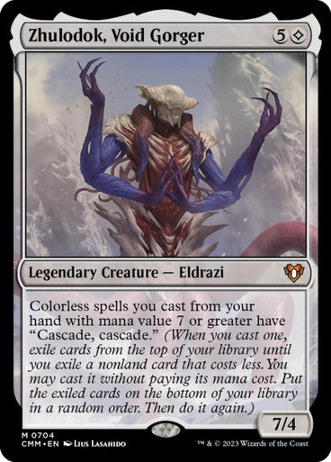 Magic Single - Zhulodok, Void Gorger [Foil] (CMM)