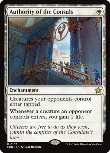 Magic Single - Authority of the Consuls (Promo) (FDN)