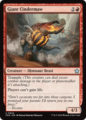 Magic Single - Giant Cindermaw - BRO)