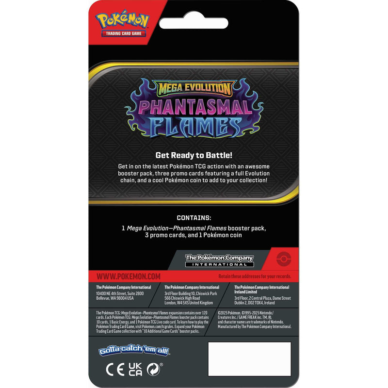 Pokémon TCG: Mega Evolution Phantasmal Flames - Premium Checklane (Red)