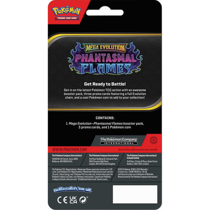Pokémon TCG: Mega Evolution Phantasmal Flames - Premium Checklane (Red)