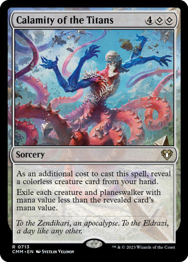 Magic Single - Calamity of the Titans (CMM)