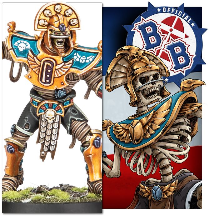 Tomb Kings Blood Bowl Team: The Nehekhara Nightmares