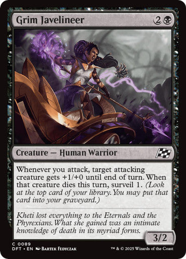 Magic Single - Grim javelineer (DFT)