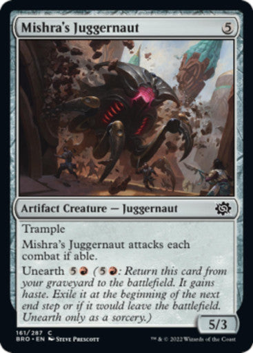 Magic Single - Mishra's Juggernaut (BRO)