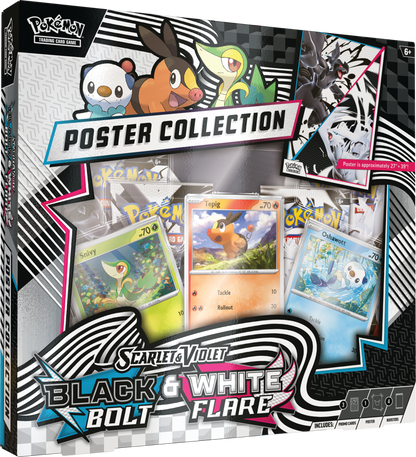 Pokémon TCG: Black Bolt & White Flare Unova Poster Collection